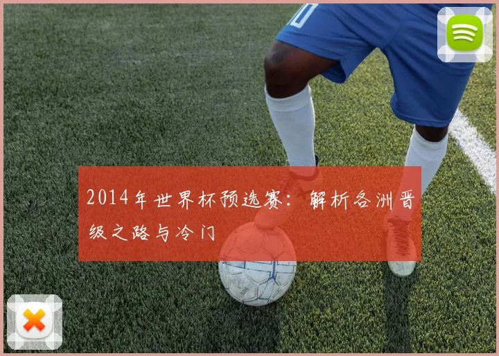 2014年世界杯预选赛：解析各洲晋级之路与冷门